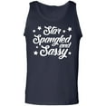 thumbnail image 1 of Star Spangled And Sassy Adult Tank Top, 1 of 3
