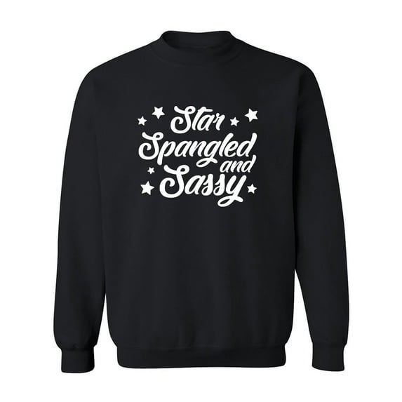 Star Spangled And Sassy Crewneck Sweatshirt