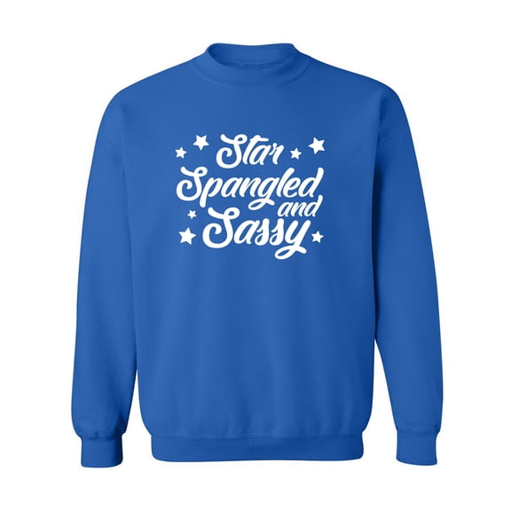 Star Spangled And Sassy Crewneck Sweatshirt