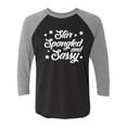thumbnail image 1 of Star Spangled And Sassy Unisex 3/4 Sleeve Baseball Raglan Tee, 1 of 3