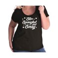 thumbnail image 1 of Star Spangled And Sassy Womens Plus Size Scoopneck Tee, 1 of 1