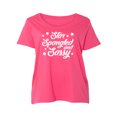 thumbnail image 1 of Star Spangled And Sassy Womens Plus Size Scoopneck Tee, 1 of 1