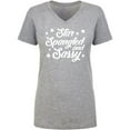 thumbnail image 1 of Star Spangled And Sassy Womens V-Neck T-Shirt, 1 of 3
