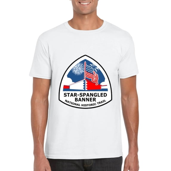 Star Spangled Banner National Historic Trail Marker USA T-Shirt, for men & women, up to size 5XL