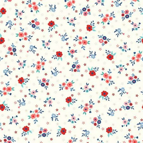 Star-Spangled Beauty Soft White Bouquets