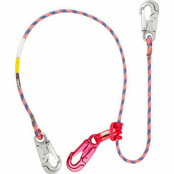 Star Spangled Lanyard w/ Tenex Prusik 7/16 in. x 10 ft.