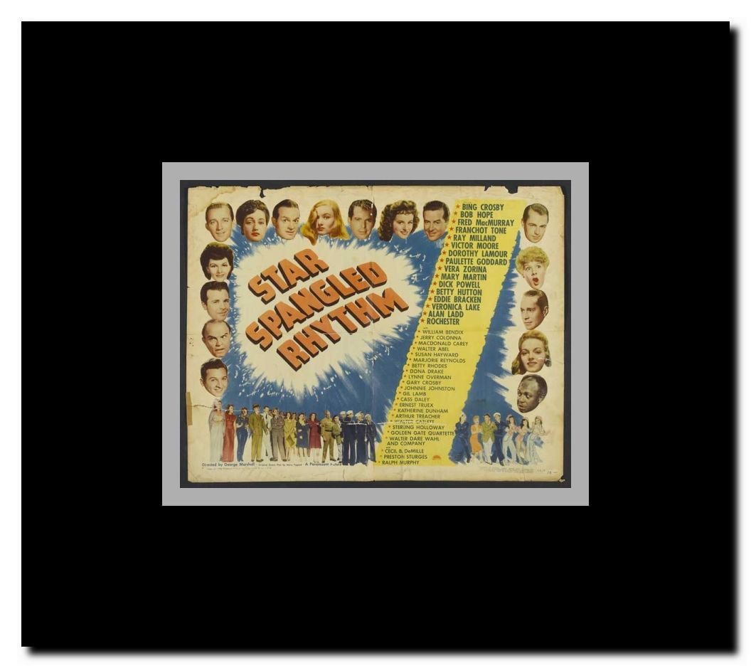 Star Spangled Rhythm Framed Movie Poster