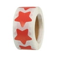 thumbnail image 1 of Star Stickers 1 Inch 1 Roll DIY Adhesive Labels Notes, Greeting Cards, Gift Boxes, 500 Count/Roll Red, 1 of 6