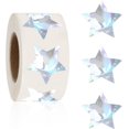 thumbnail image 2 of Imeepa 500 Pcs Holographic Blue Star Stickers - 1 Inch Glitter Foil, Reward Labels For Kids, Teachers, Crafts 2 of 14