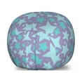 thumbnail image 1 of Star Storage Toy Bag Chair, Hand Drawn Composition of Geometric Shapes Pastel Colored Design Abstract, Stuffed Animal Organizer Washable Bag, Large Size, Lilac and Pale Blue, by Ambesonne, 1 of 3