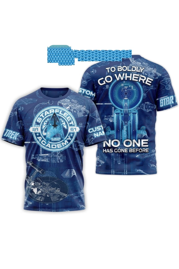 Star Strek Starfleet Academy No One Has Gone Before Hoodie T-Shirt