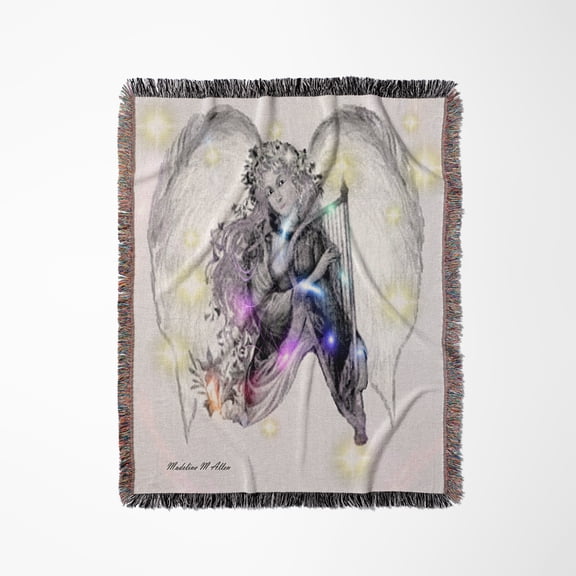 Star Struck Angel, Woven Blanket