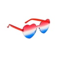 thumbnail image 1 of Star Sunglasses for Women Men, Patriotic Rimless Star Shaped Sunglasses in Red White Blue, USA Independence Day Accessories for 4th of July Memorial Day Beach Pool Birthday Party Favors, 1 of 6