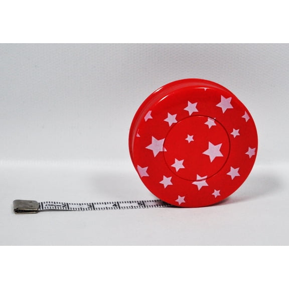 Star Tape Measure Red