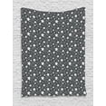 thumbnail image 1 of Star Tapestry, Greyscale Illustration Chalk Design Hand Drawn Five Pointed Geometric Shapes, Wall Hanging for Bedroom Living Room Dorm Decor, 60W X 80L Inches, Charcoal Grey White, by Ambesonne, 1 of 2