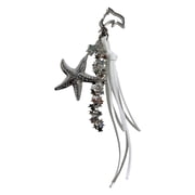 Star Tassels Keychain Decorative Crossbody Bag Ornament Stylish Metal Key Holder Gift For Friend Family