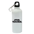 thumbnail image 1 of Star Teacher White Aluminum Sports 20 oz Water Bottle, 1 of 1