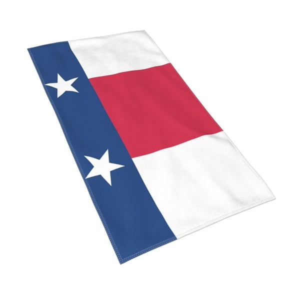 Star-Texas-Flag Hand Towel For Bathroom Kitchen Absorbent Soft Home Face Bath Towels 27.5 X 15.7 Inches
