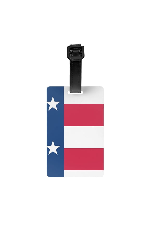 Star-Texas-Flag Luggage Tag Name Id Card Suitcase Labels Identifiers Pvc Baggage Tags