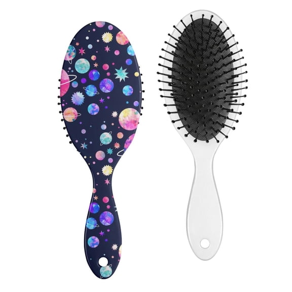 Star-Themed Paddle Brush Ideal for Stylists