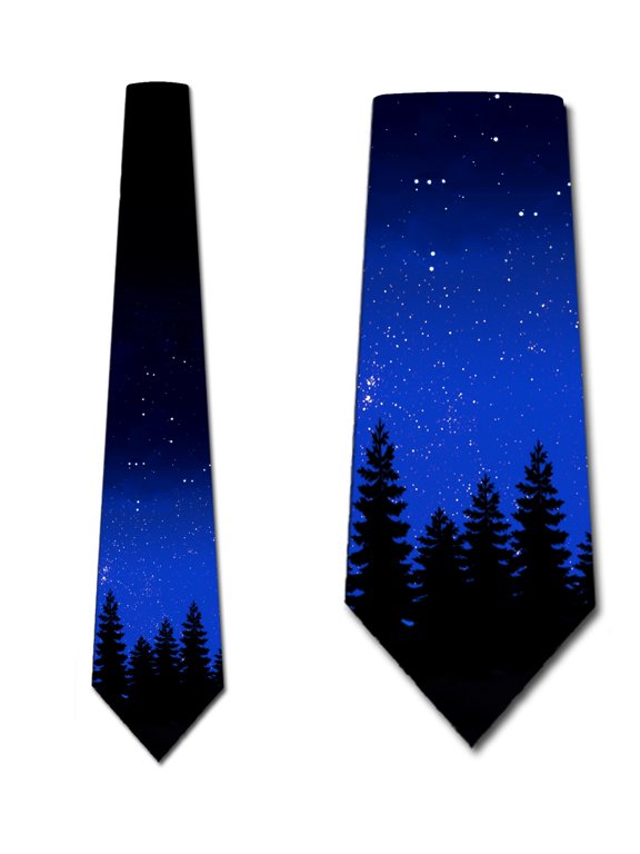 Star Ties Mens Outer Space Orion Constellation Necktie by Three Rooker
