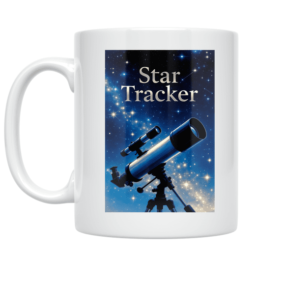 Star Tracker Astronomy Design - Astronomy Hobbyist - 11 oz Ceramic Coffee Mug