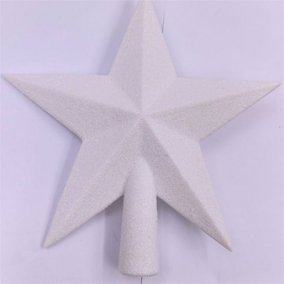 Star Tree Topper, Christmas Tree Star Topper,3D Shatterproof Bethlehem Star Tree Topper Decorations, Glitter Mini Christmas Tree Topper,Xmas Tree Topper Decor for Christmas Home Ornament