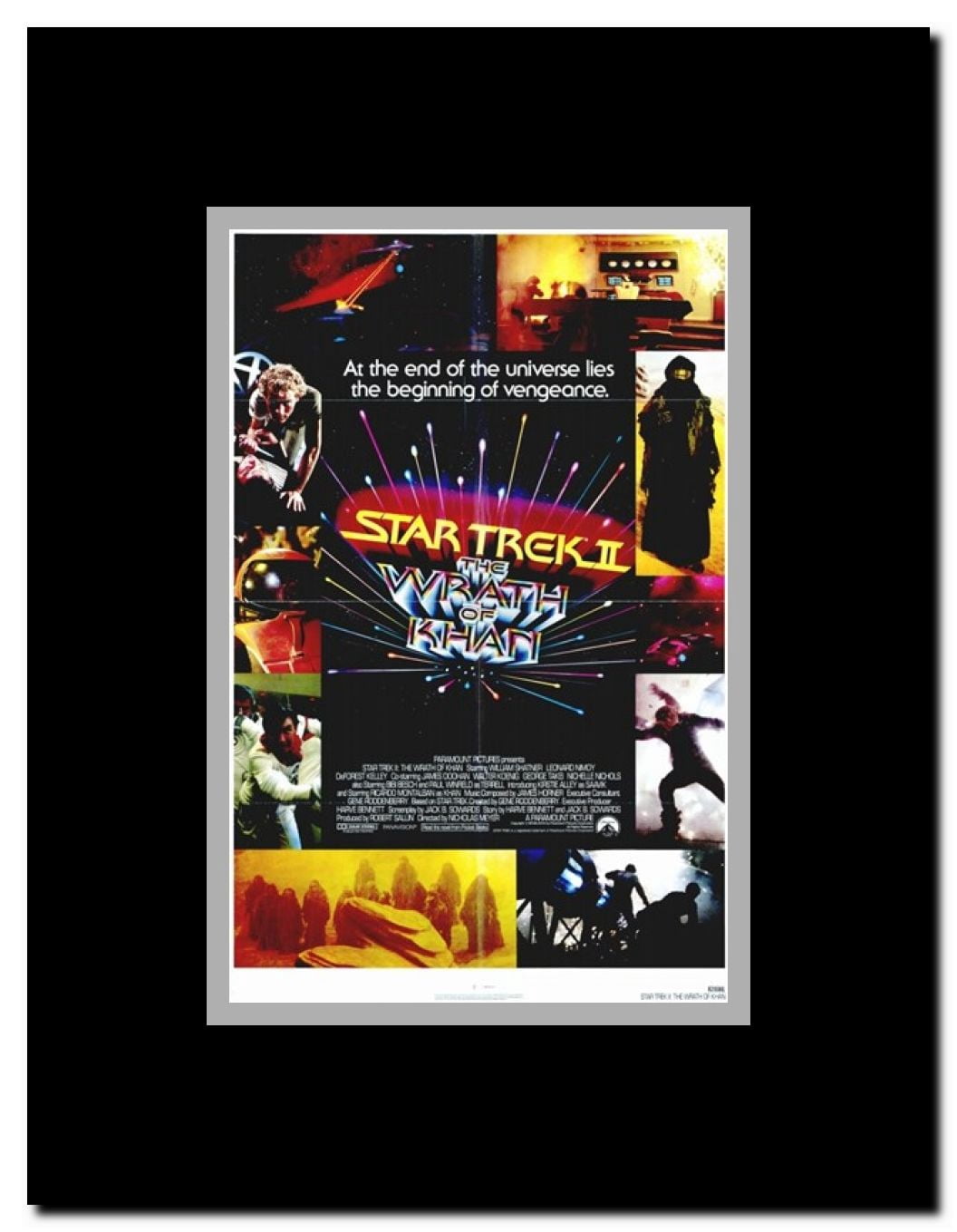 Star Trek 2: the Wrath of Khan Framed Movie Poster