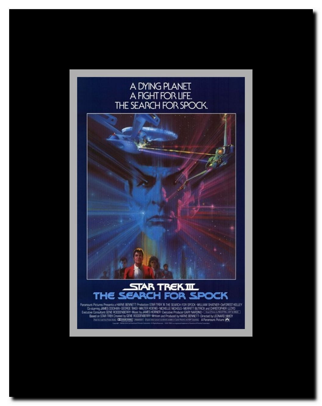 Star Trek 3: the Search for Spock Framed Movie Poster