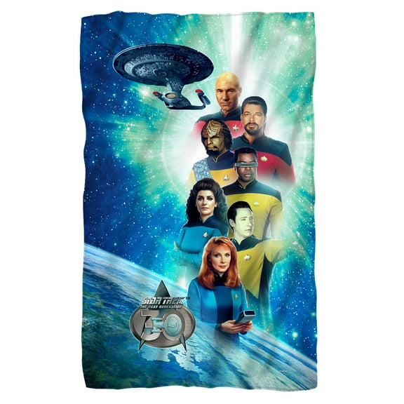 Star Trek 30 Crew Fleece Blanket (36x58)