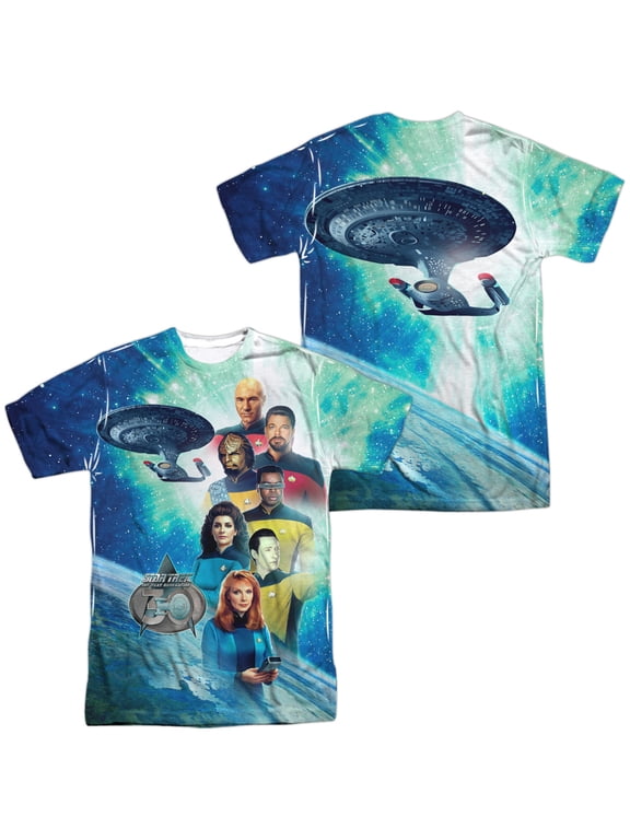 30 Crew Unisex Adult Sublimated Costume T Shirt (Front/Back), Small Multicolor