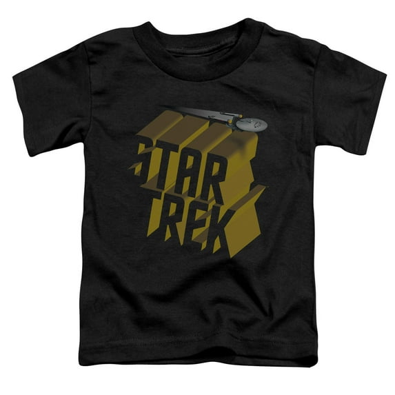 Star Trek - 3D Logo - Toddler Short Sleeve Shirt - 3T