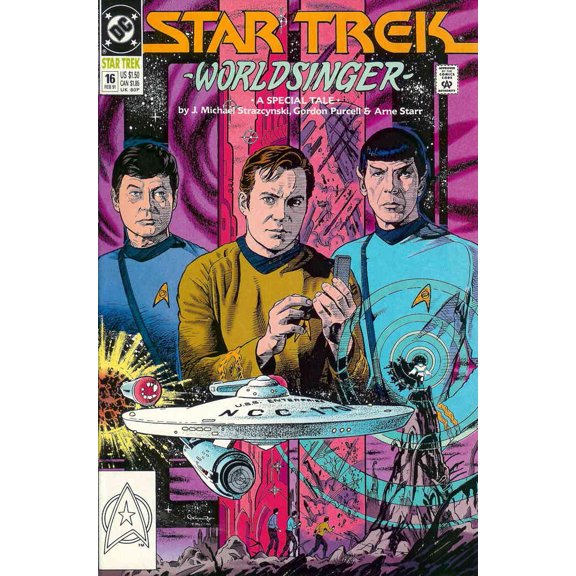 Star Trek (4th Series) #16 VF ; DC Comic Book