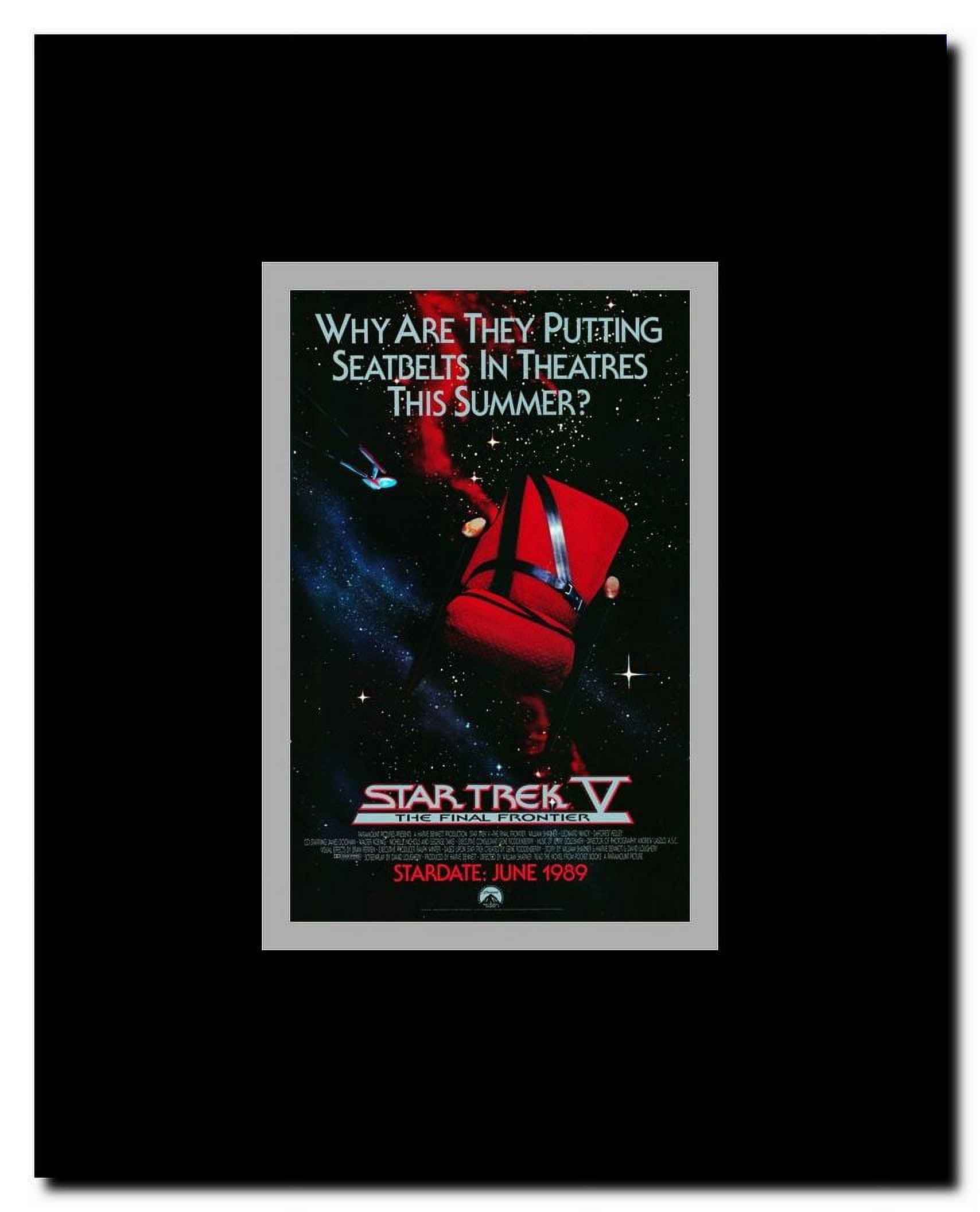 Star Trek 5: The Final Frontier (teaser) Framed Movie Poster