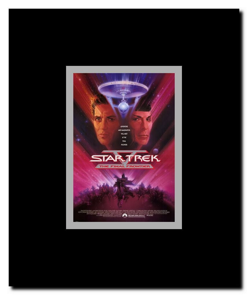 Star Trek 5: the Final Frontier Framed Movie Poster
