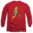 thumbnail image 1 of Star Trek - 50Th Anniversary Delta - Long Sleeve Shirt - Medium, 1 of 2