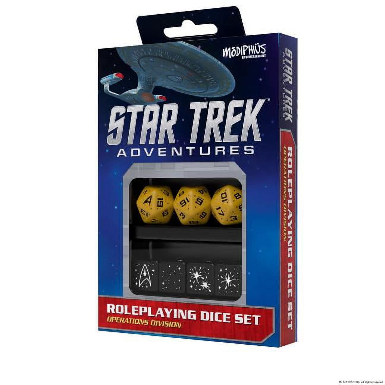 Star Trek Adventures Operations Division Dice Set