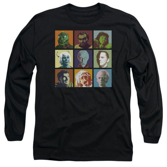 Star Trek - Alien Squares - Long Sleeve Shirt - X-Large