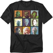 Star Trek Mens Alien Squares T-shirt X-Large Black