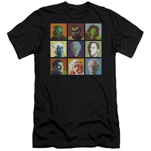 Star Trek - Alien Squares - Slim Fit Short Sleeve Shirt - Medium