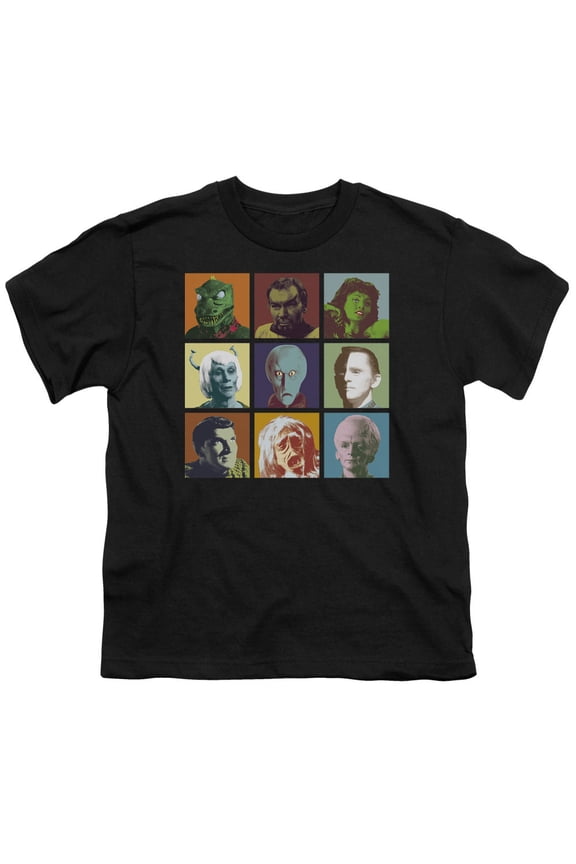 Star Trek - Alien Squares - Youth Short Sleeve Shirt - Large