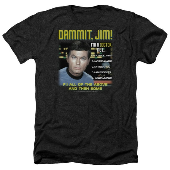Star Trek - All Of The Above - Heather Short Sleeve Shirt - Medium
