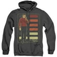 thumbnail image 1 of Star Trek All Shes Got Captain Adult Heather Hoodie Sweatshirt Black, 1 of 1