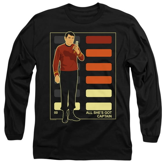 Star Trek - All Shes Got Captain - Long Sleeve Shirt - Small