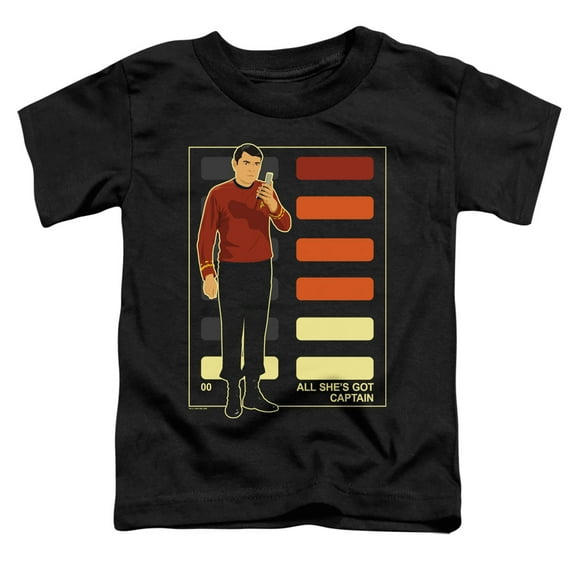 Star Trek - All Shes Got Captain - Toddler Short Sleeve Shirt - 2T