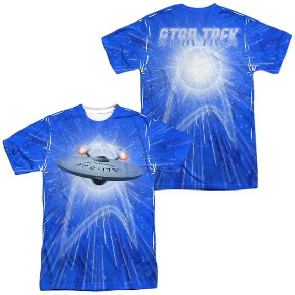 Star Trek All Shes Got Unisex Adult Sublimated Costume T Shirt (Front/Back), Medium Multicolor