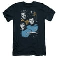thumbnail image 1 of Star Trek All Star Crew Adult 30/1 T-Shirt Navy, 1 of 1