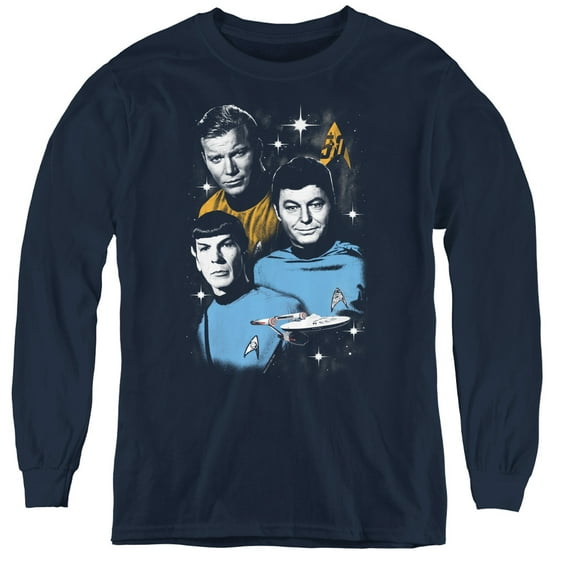 Star Trek - All Star Crew - Youth Long Sleeve Shirt - Large