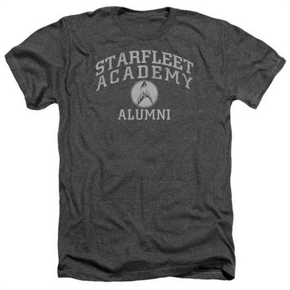 Star Trek-Alumni - Adult Heather Tee - Charcoal- Small
