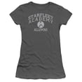 thumbnail image 1 of Star Trek Alumni Junior Women's Sheer T-Shirt Charcoal, 1 of 2